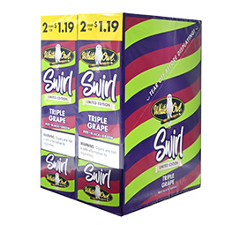 White Owl Cigarillos Swirl Triple Grape 30ct